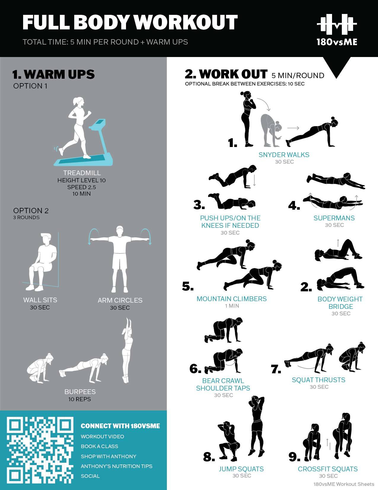 180vsME Full Body Workout